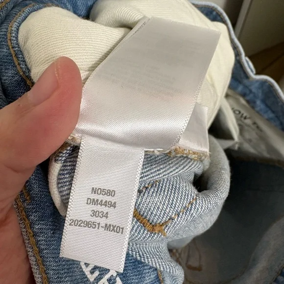 Madewell Men's 1991 Straight Jeans in Light Wash Blue Size 30x34 Casual,Preppy - Picture 10 of 13